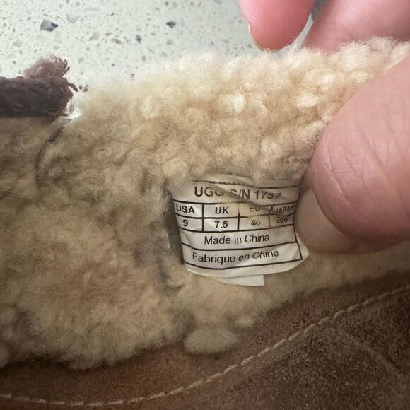 UGG Australia Bettey 1757 Brown Suede Slip-On Clogs Loafers Shoes Casual Size 9 - Picture 7 of 13